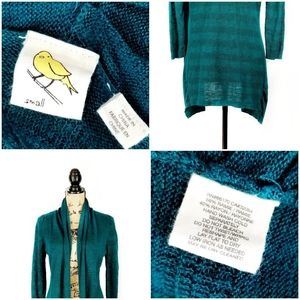 Anthropologie Sweaters - Anthropologie Drape Neck Open Cardigan Teal Anthropologie Sweaters - Anthropologie Drape Neck Open Cardigan Teal